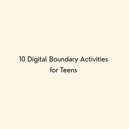help teens learn digital boundaries