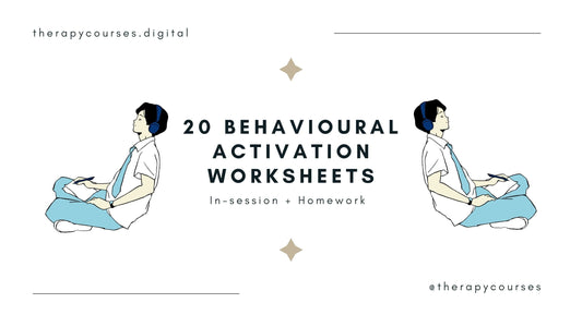 20 Behavioral Activation Worksheets In Session + Homework w Freebies (Therapist-Ready)