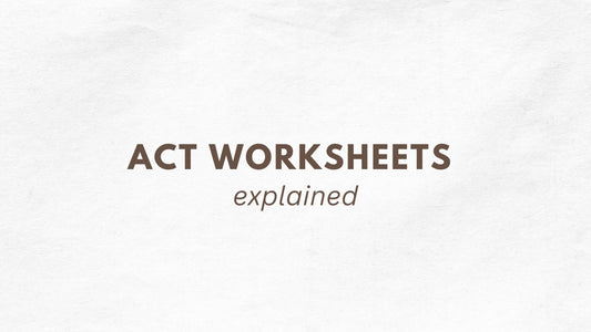 act worksheets explained