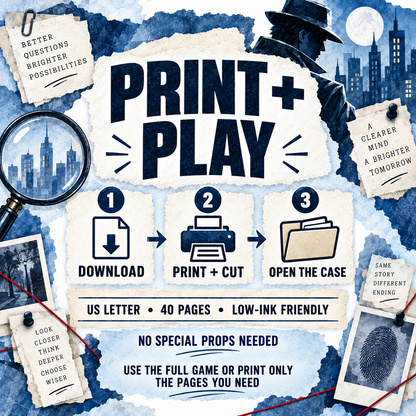 Teenager CBT Game: Thought Detective Case Files, Thought Challenging, Fun Group Therapy