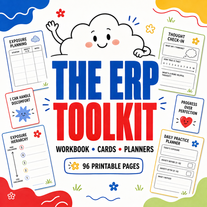 ERP Therapy Worksheets - Exposure & Response Prevention for OCD + PTSD Digital Workbook pdf