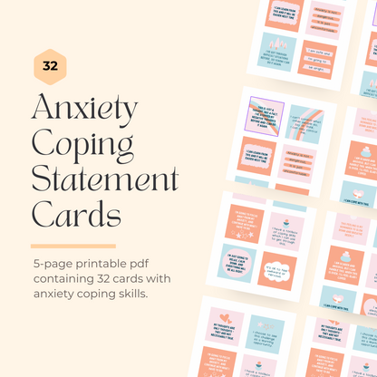 anxiety coping statements