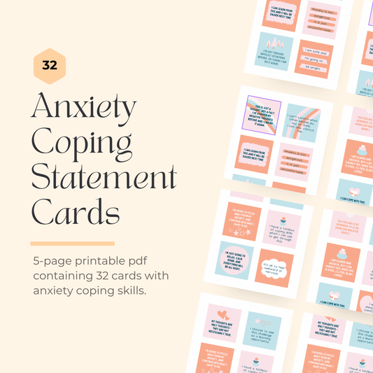 anxiety coping statements