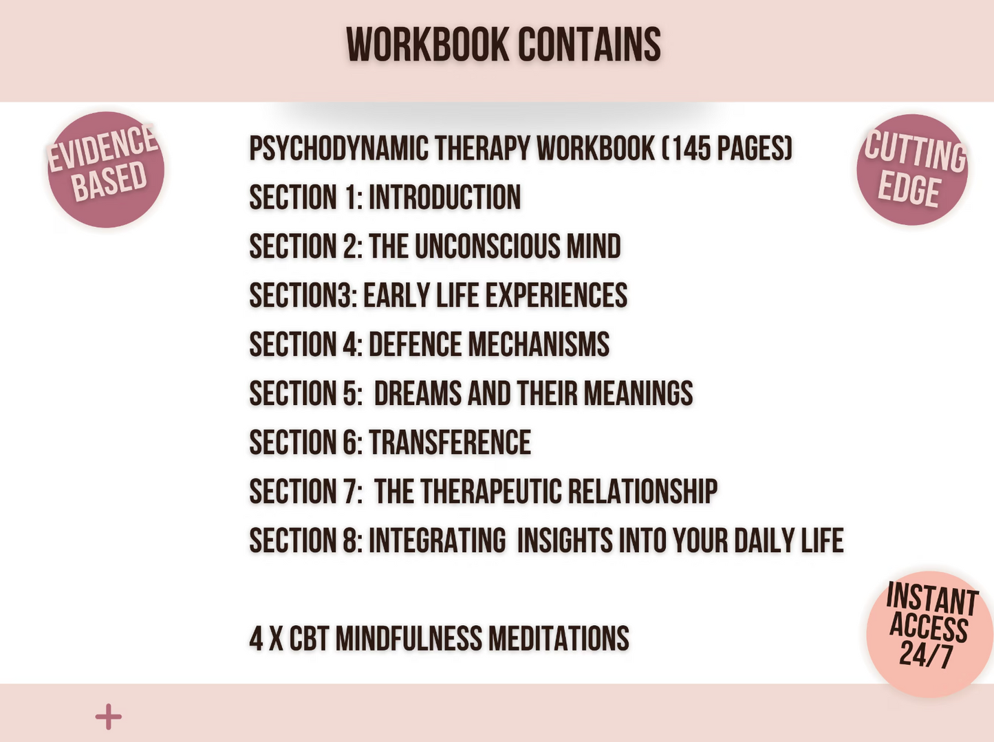 Psychodynamic Therapy Worksheets + Techniques pdf