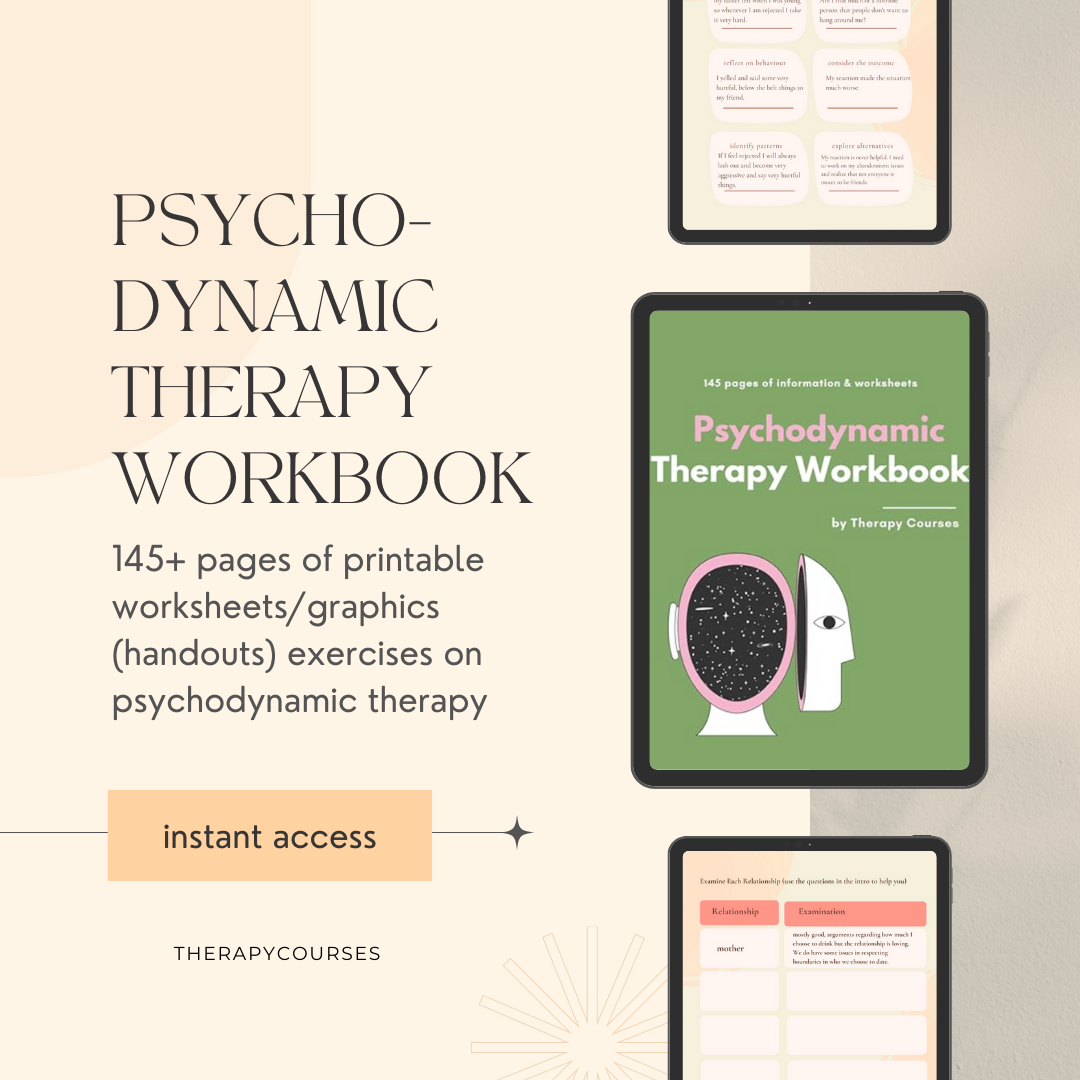 Psychodynamic Therapy Worksheets