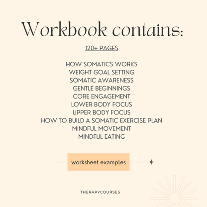 Somatic Exercises for Weight Loss Workbook