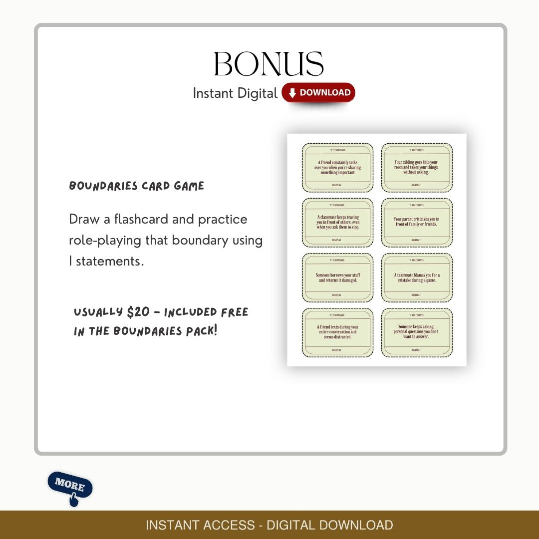 Boundaries Worksheets: 33 Therapist Ready Exercises for Setting Boundaries (Adult & Adolescent, Groups)