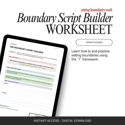 The Boundary Script Builder Worksheet - Learn how to Communicate Bound ...
