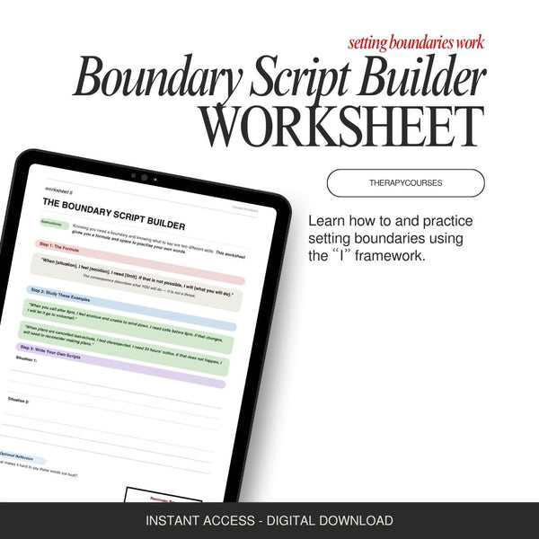 The Boundary Script Builder Worksheet - Learn how to Communicate Bound ...