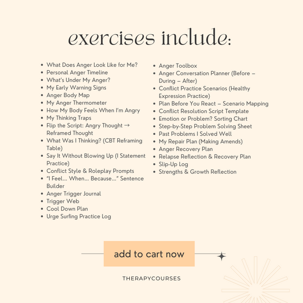 Anger Management Worksheets for Teens - 30+ Printable Exercises Handou ...