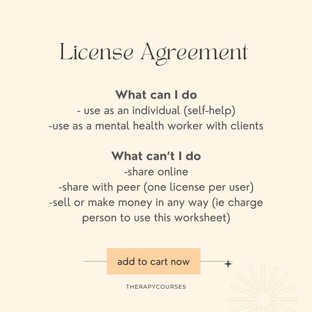 Introduction to Parts Work - Internal Family Systems Worksheets (Printable PDF)