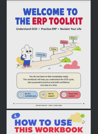 ERP Therapy Worksheets - Exposure & Response Prevention for OCD + PTSD Digital Workbook pdf