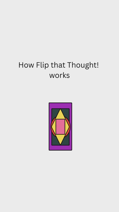 Flip that Thought! A CBT Game - Challenge Negative Thoughts (ANTs), Group Therapy Activites