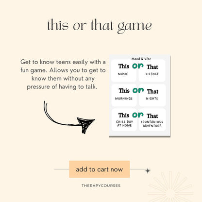 This or That: Teen Icebreaker Prompts - Low Pressure Get to Know You Questions