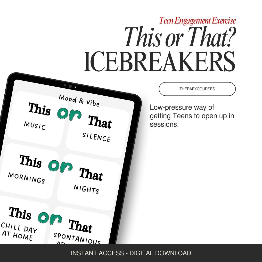 This or That: Teen Icebreaker Prompts - Low Pressure Get to Know You Questions