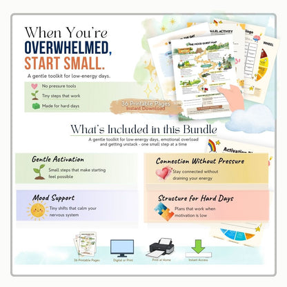 Behavioral Activation Worksheets for Teens: Fun & Engaging Activities for Therapy and Groups - Gamify CBT for Depression